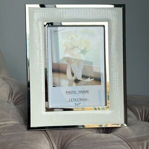 White Crocodile Photograph Frame